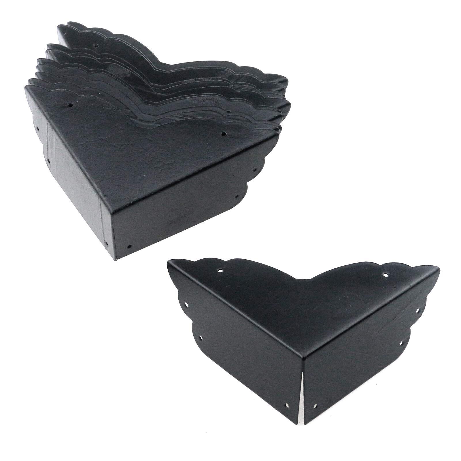 12pcs Metal Box Corner Protector Edge Safety Bumpers Furniture Corner Guard B...