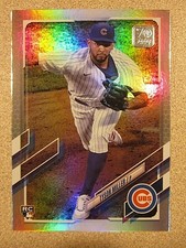 2021 TOPPS UPDATE #US187 TYSON MILLER SILVER RAINBOW FOIL CHICAGO CUBS ROOKIE