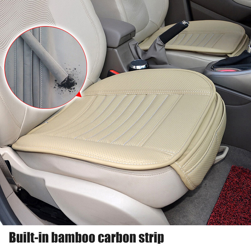 Dani Leather Charcoal Car Seat Cushion（Four Seasons Universal