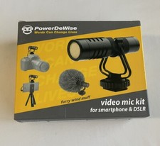 New PowerDeWise video mic kit for smartphone DSLR Instagram YouTube Social Media