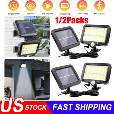 1200000lm LED Solar Street Light Security Flood Lamp Motion Sensor Outdoor Wall