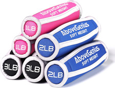 Hand Weights Set for Women Men,Soft Dumbbells Set of 6 1Lb 2Lb 3Lb Each Pack fo