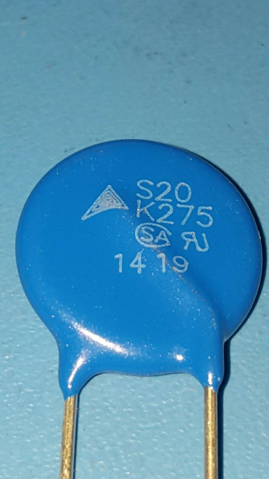 (10pcs) VARISTOR, 430V 275VAC, 350VDC, DISC 20MM, 850pF, TDK ( Epcos