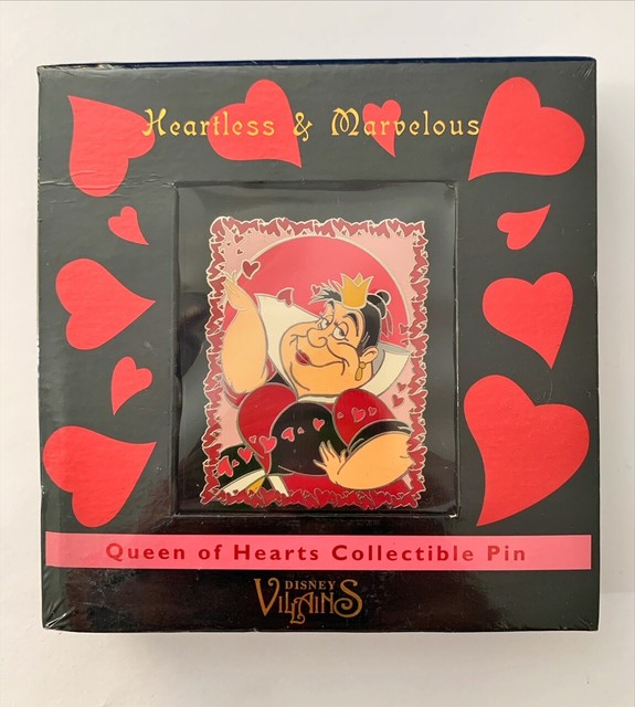 Disney Villains Boxed Pin Queen Of Hearts Heartless Marvelous Le Villains For Sale Online