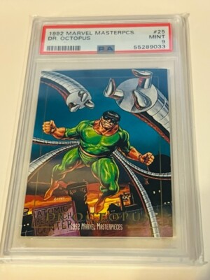 Marvel Masterpieces Comic Card Sky Box 1992 PSA 9 Dr Octopus 25