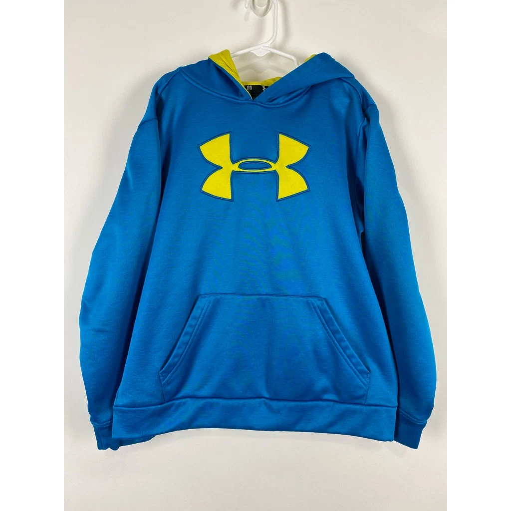 Under armour blue and yellow hoodie deals