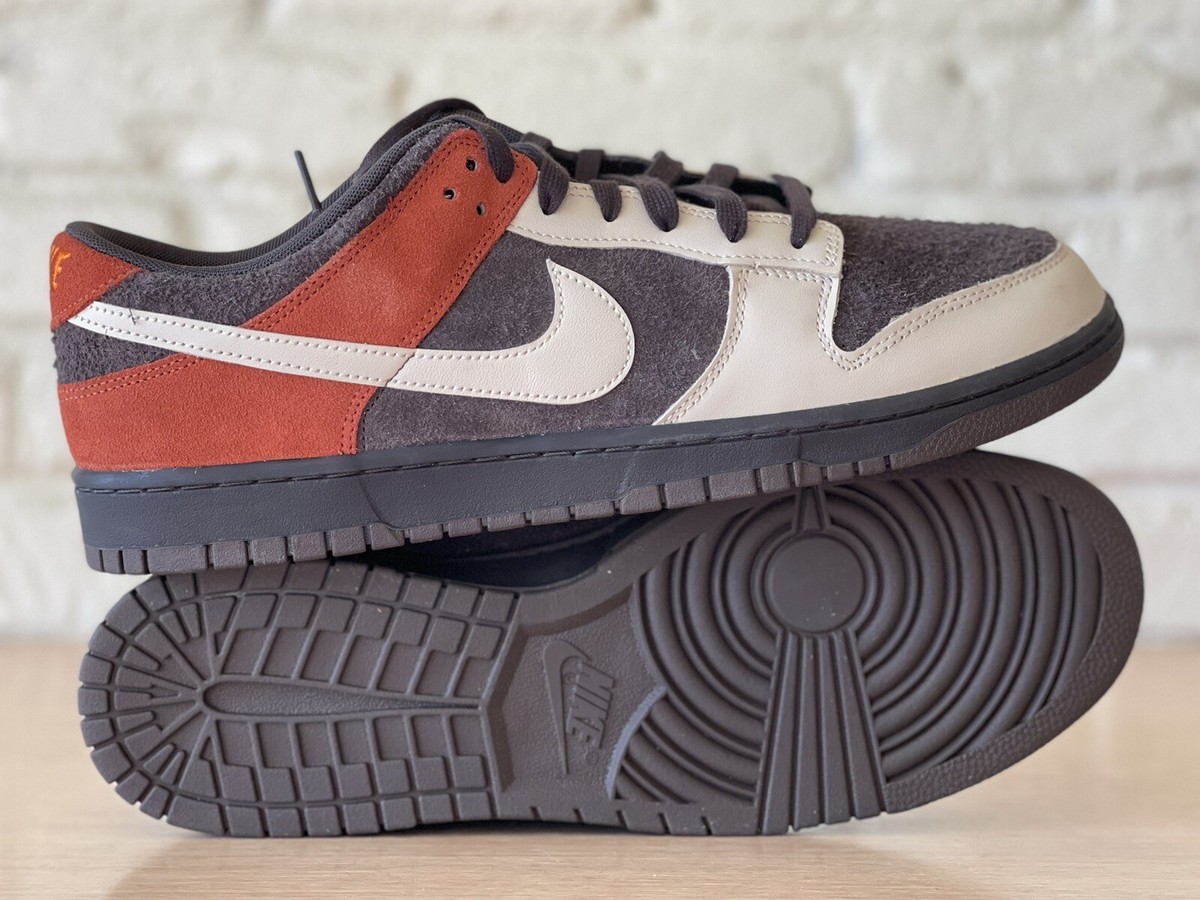 Nike Dunk Low Retro Red Panda Men Shoes Size 14 Velvet Brown
