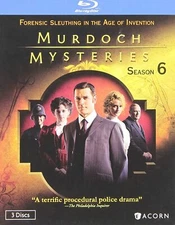 Murdoch Mysteries: Season 6 (Blu-ray Disc, 2013, 3-Disc Set)