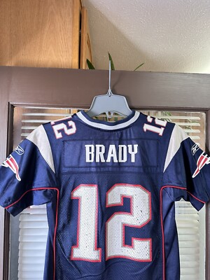Authentic TOM BRADY #12 New England Patriots KIDS YOUTH NFL