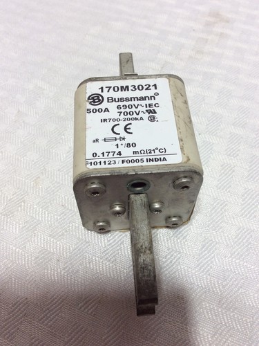 Bussmann 170M3021 Specialty Fuses 500A 690V Bussmann / Eaton - Picture 2 of 5