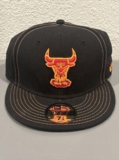 New Era 59FIFTY NBA Chicago Bulls Windy City Basketball Cap/ Hat 7 1/4