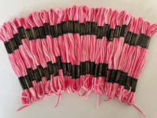 Coats & Clark Embroidery Floss Thread~Lot of 25 skeins~Variegated Pink