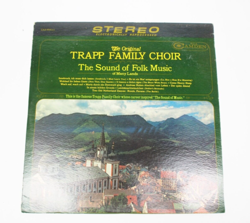 1965 RARE TRAPP Family Choir The Sound Of Folk Music Many Lands  CAS904e T001 - Afbeelding 1 van 3