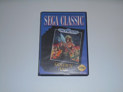 Sega Genesis Classic GOLDEN AXE 1992 Authentic Complete with Case Manual TESTED