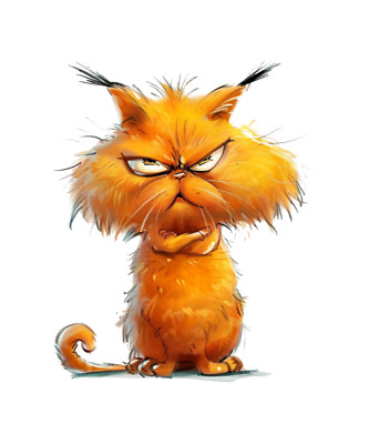 4X 18X18 Autoaufkleber Grumpy Cat Aufkleber Wetterfester Vinyl Sticker