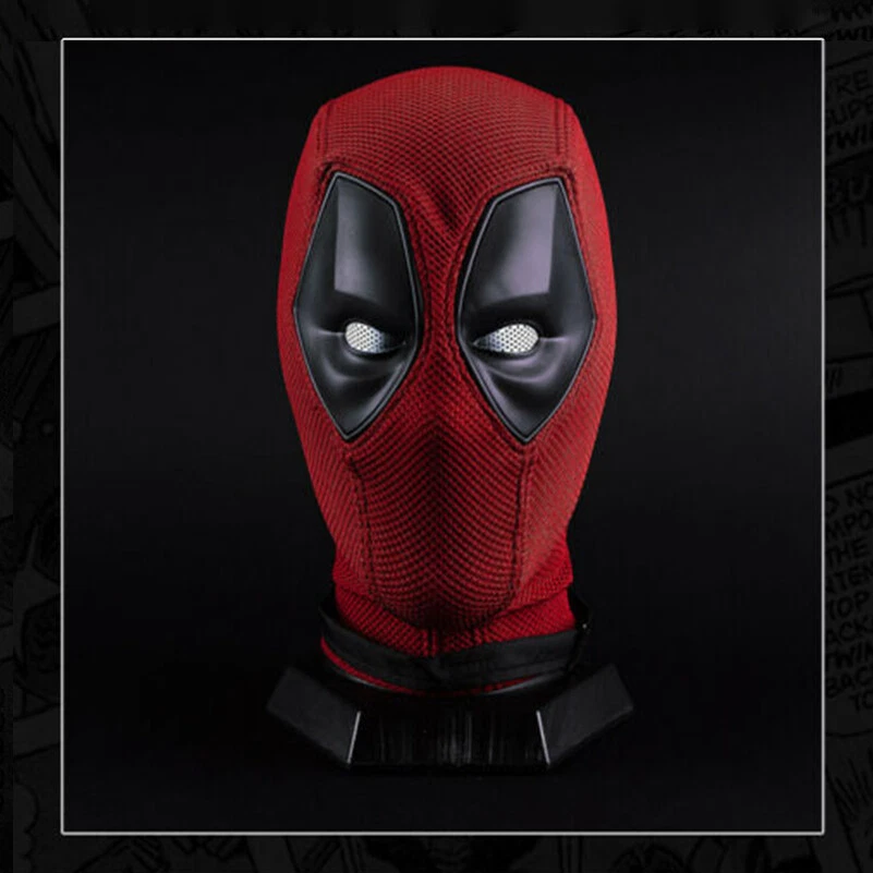 Deadpool Full Face Mask Perspective Superhero Breathable Knit Mask Halloween Cos - Image 2 of 4