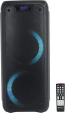 Rock Party 6 Dual 6.5" Battery Powered Home/Portable Bluetooth Speaker