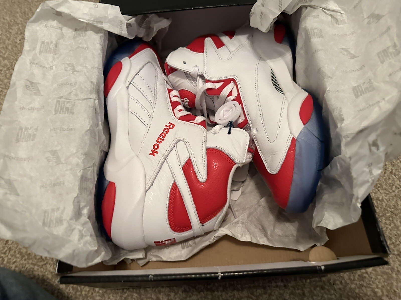 REEBOK PUMP QUESTION SHAQ ATTAQ BASKETBALL SNEAKER BNIB UK 9 US 10 EU