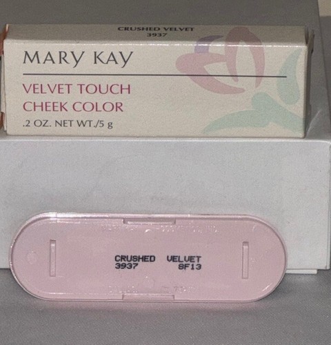 Vintage Mary Kay Velvet Touch Cheek Color CRUSHED VELVET 3937 New in White Box - Picture 4 of 5