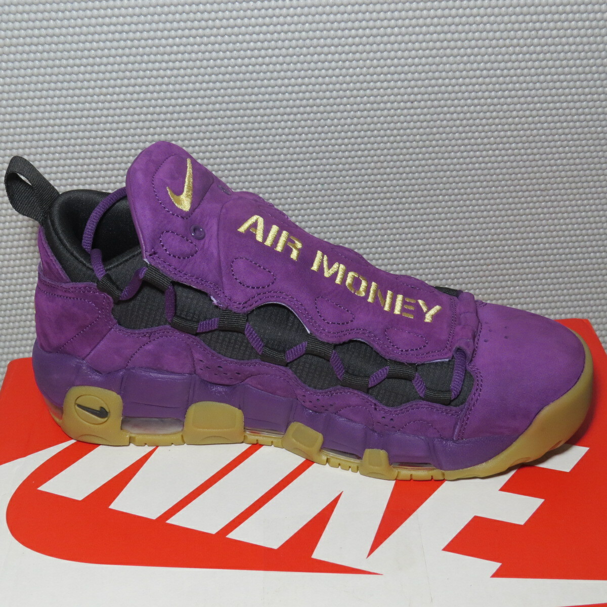 Size 10.5 - Nike Air More Money Purple 