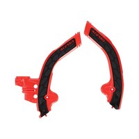 Acerbis X-Grip Rahmenprotektoren Rot FüR Beta RR 430 4T Racing 2024-2025