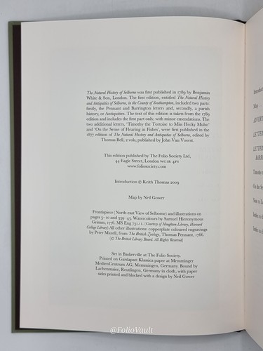 Natural History of Selborne - Gilbert White - Folio Society - 2009 1st ed. - VGC - Imagen 16 de 20