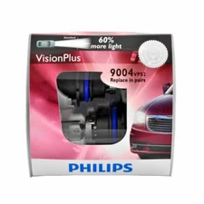 Philips 9004VPS2 Vision Plus Halogen Headlight Replacement Bulb - Pack of 2