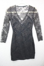 Express Black Lace V-Neck Dress-Whimsigoth-Size 0-New with Tags