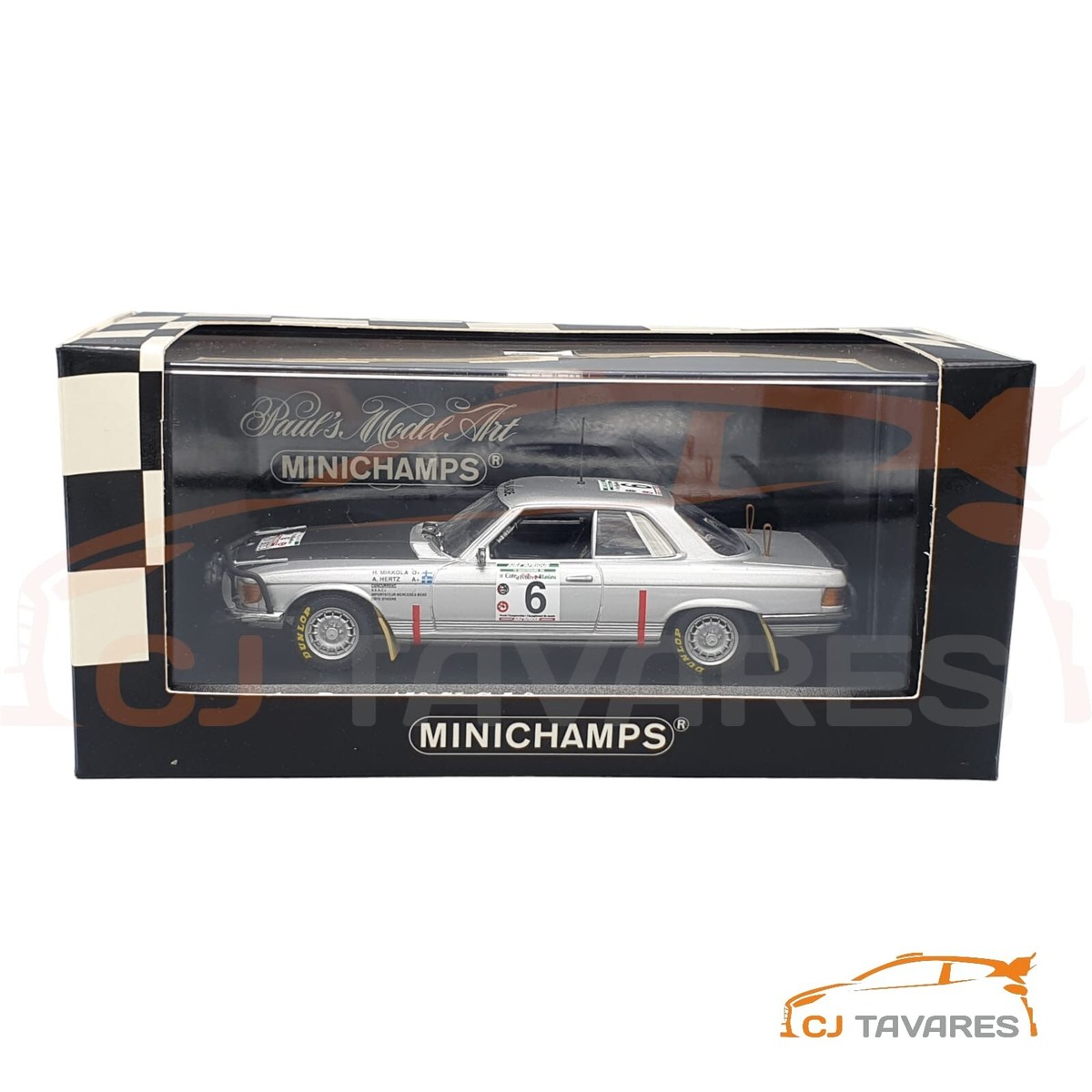MINICHAMPS MERCEDES BENZ 450 SLC 5.0 #6 MIKKOLA - HERTZ