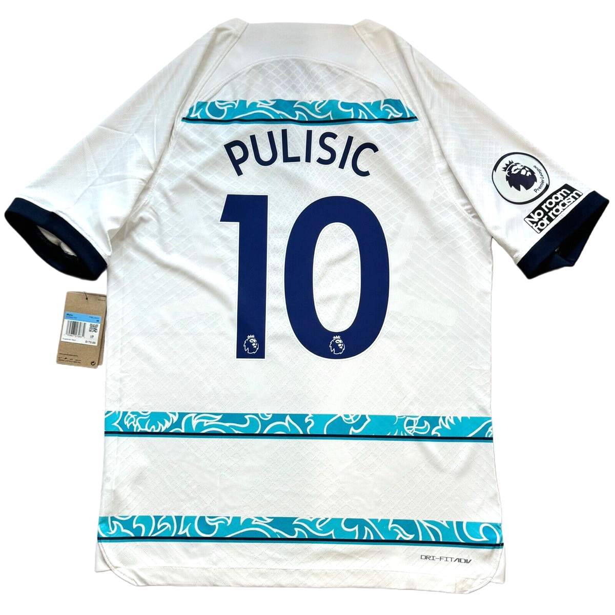 チェルシー PULISIC 10 シャツ Mサイズ 新品タグ付き ユニフォーム 2022/23 Chelsea Authentic Away Jersey #10 Pulisic Medium Nike