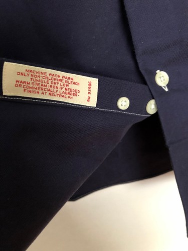 Camisa Brooks Brothers Mangas Largas Talla L Todas Supima Cotten X Delgada - Imagen 4 de 10