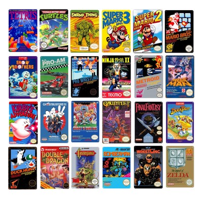 Nintendo Nes-Famicom Video Game Metal Poster Collectable Tin Sign 20x30cm Plate