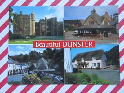 Vintage 2008 Beautiful Dunster Multi View Real Photo Postcard