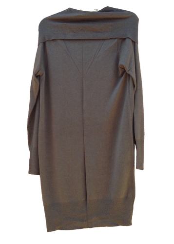 NWT BCBG MAXAZRIA Rhinestone Cowl Neck Long Sweater Dress Foliage Sz XL $160.00 - Picture 3 of 11