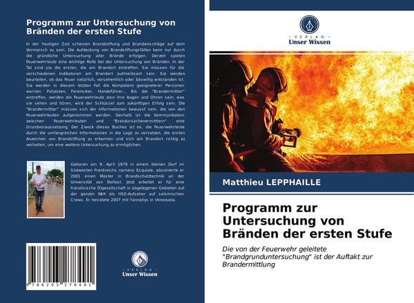 Programm Zur Untersuchung Von BräNden Der Ersten Stufe | Buch | 9786203278491-image