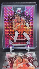 2022-23 Mosaic TyTy Washington JR. Pink Prizm #/149 & BASE RC Houston Rockets