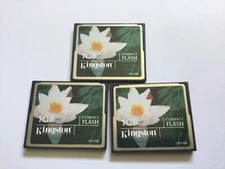 3pcs 1gb Kingston  Compactflash memory card for DSLR CF NIKON CANON cameras
