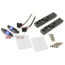 Wet Sounds ADP-T-TOP-B Adapter Brackets for Fiberglass T-Top Mounts Black 