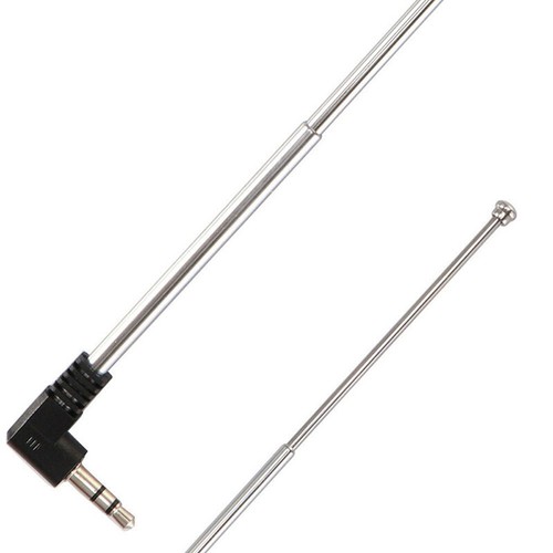 3.5mm Universal Retractable FM Mobile Phone Auto Radio Telescopic 433-760 MHz - Zdjęcie 5 z 6