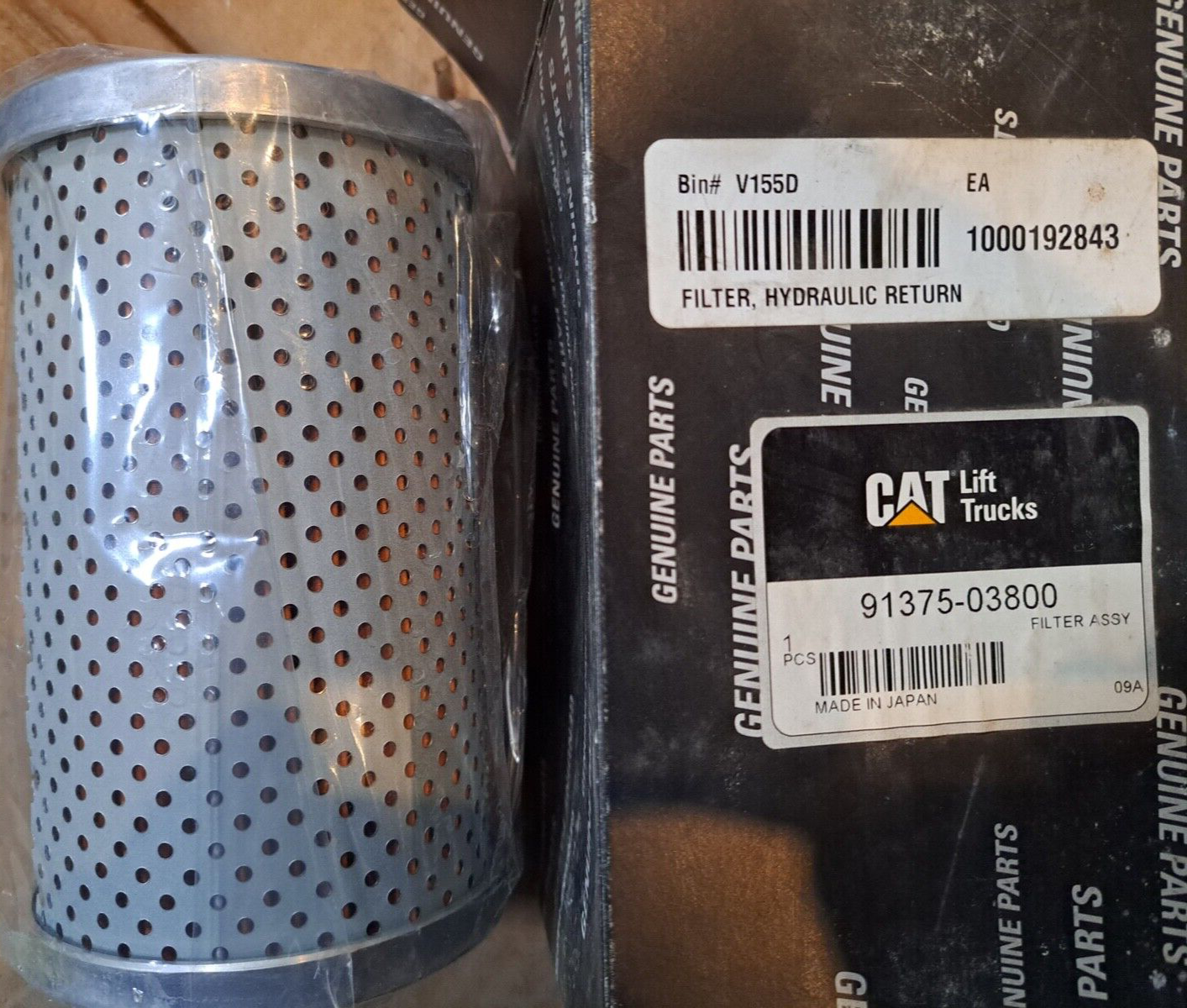 QTY of 2 New OEM Caterpillar Hydraulic Filter 91375-03800 
