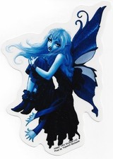 BLUE FAIRY Sticker Car Decal goth gothic faery faerie