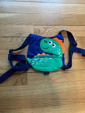 Toddler Dino Anti Lost Harness No Leash Blue
