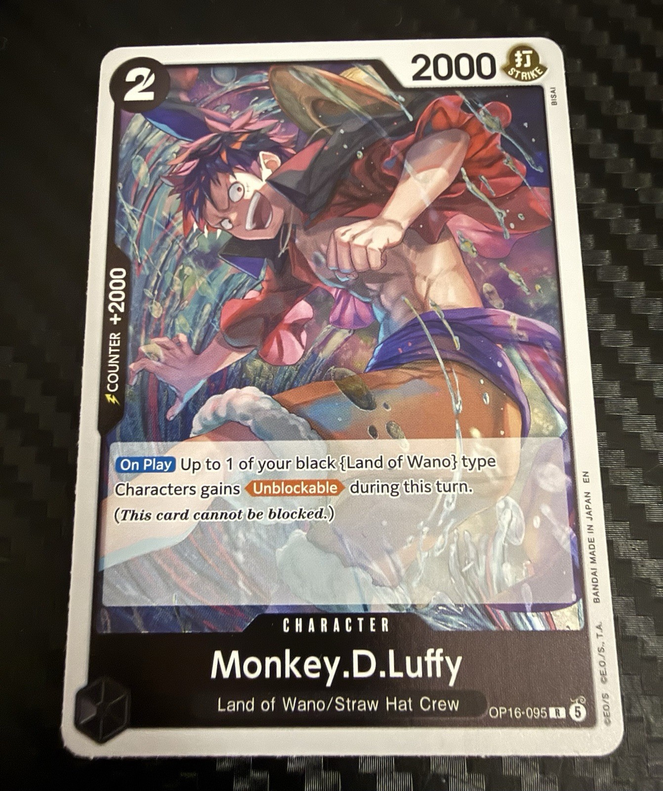 Monkey.D.Luffy (095) OP16-095 The Time of Battle Foil