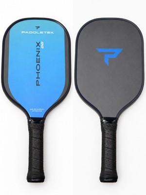 Paddletek Phoenix G6 Pickleball Paddle Black/Blue, USA Approved Cover Included 