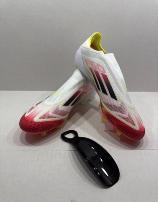 アディダス　F50 ELITE AG adidas Soccer Cleats F50 ELITE AG White/Core Black/Solar Yellow