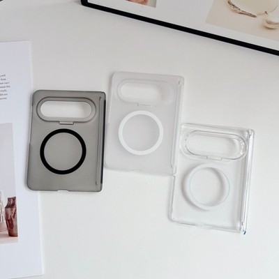 Slim Hinge protection Clear Matte Hard Back Magnetic Case For Huawei Pura X Max