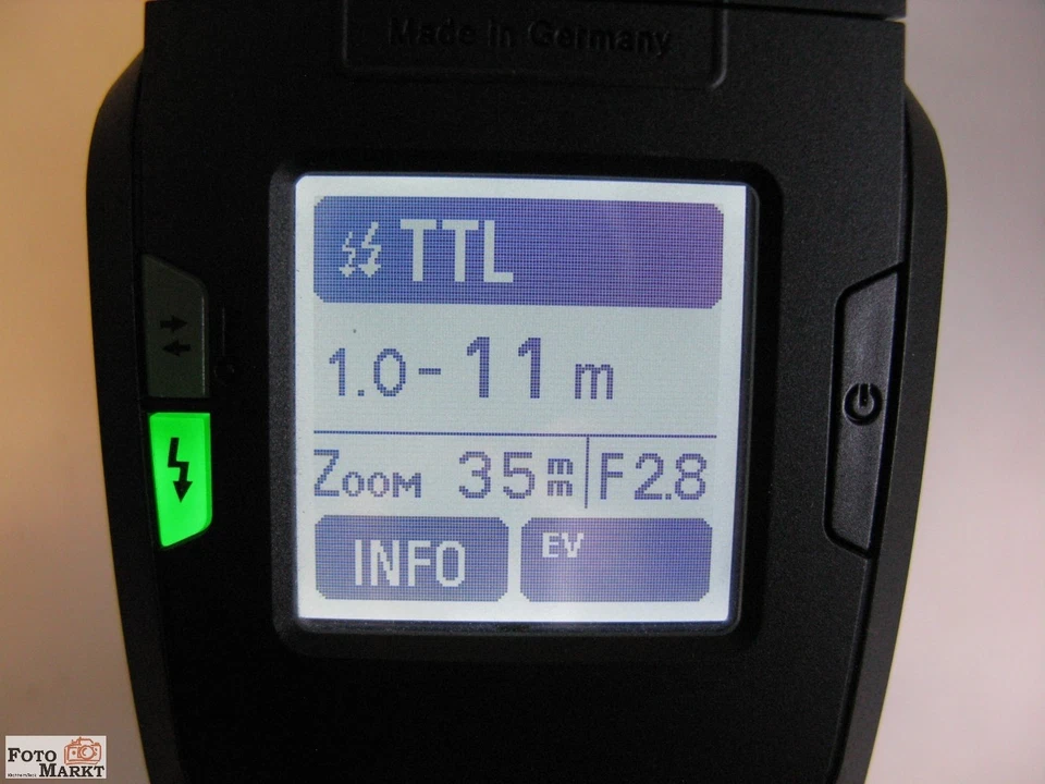 Metz Mecablitz digital B520-AF professional f. Nikon TTL DSLR-Kamera Blitz Top  - Bild 4 von 4