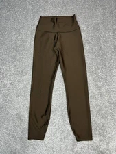 Alo Yoga 7/8 Airlift Legging Womens XXS Brown High Waist Tapered Leg Athleisure