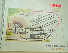 Märklin 0700, K-und M-Gleisanlagen, sehr umfangreich, 181 Seiten, von 1993
