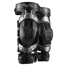 EVS Axis Pro Knee Brace Pair Black/Grey Large AXISP-GRY-LP